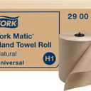 Tork Matic Paper Hand Towel Roll Natural H1, Universal, 100% Recycled Fiber, 6 Rolls x 700 ft, 290088