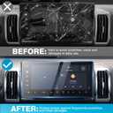 Karltys 2PCS Screen Protector for 2025 2026 Ford Expedition Platinum (Active/Tremor/Platinum/King Ranch/Max) 13.2" Main Touchscreen & 24" Dash Tempered Glass Screen Cover Anti Fingerprints Ford Expedition Accessories