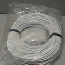 Cat6a Ethernet Cable Slim 300ft Outdoor&Indoor, 28AWG Pure Copper Cat6 Internet Cable for Waterproof & Direct Burial, Flexible Cat6 Ethernet Cable 10G 550MHZ, Cat 6 Network cable for Indoor White