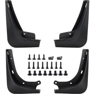 Mud Flaps Mud Splash Guard for 2016 2017 2018 2019 2020 2021 2022 2023 Tesla Model 3 No Drilling Required (Set of 4)