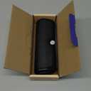 Dog & Cat Deshedding Brush & Shedding Blade - Metal Undercoat Grooming Tool for Short & Medium Fur and Double Coats - Ergonomic Handle - Black