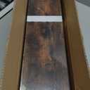 upsimples Floating Shelves for Wall, 23.6 Inch Shelves for Decor Storage Set of 6, Wall Mounted Wood Shelf for Bedroom, Living Room, Bathroom, Kitchen, Long Picture Ledge Shelves, Brown