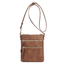 CLUCI Crossbody Purses for Women, Medium Size Zipper Pocket Adjustable Strap, Soft Leather Women's Shoulder Handbags
