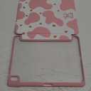 Fintie Funda hbrida delgada para iPad Air de 11 pulgadas M3 (2025) / M2 (2024), iPad Air 5 (2022) / 4 generacin (2020) de 10.9 pulgadas, funda a prueba de golpes con carcasa trasera transparente y
