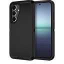 I-HONVA for Samsung Galaxy S25 FE Case Shockproof Dust/Drop Proof 3-Layer Full Body Protection Without Screen Protector Rugged Heavy Duty Cover Case for Galaxy S25 FE 6.7",Black