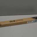 ClixWipers 26" + 20" (Set of 2) Black Carbon Fiber All Weather Premium Automotive Replacement Windshield Wiper Blades, Passenger and Driver Side Winter Wiper Blades for Various Car Models