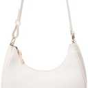 WSRYDJDL Crescent Shoulder Bags for Women Cute Hobo Tote Handbag Under the Arm Purses Mini Clutch Purse with Zipper Closure | Crescent, Cute, Under the Arm, Purses, Mini, with Zipper Closure