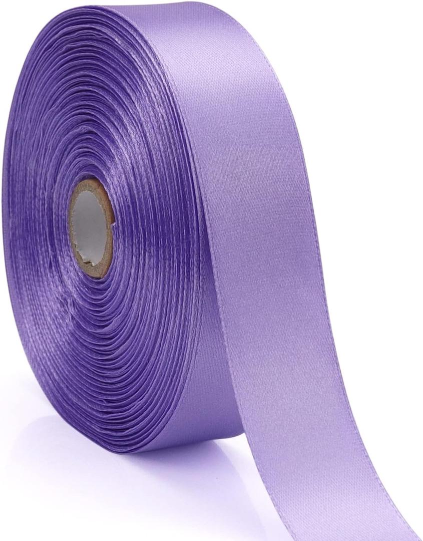 3 x 1 inch, Light Purple Ribbon for Gift Wrapping 50 Yards Perfect Wedding Party Wreath Sewing DIY Hair Accessories Decoration Floral Hair Balloons Other Projects