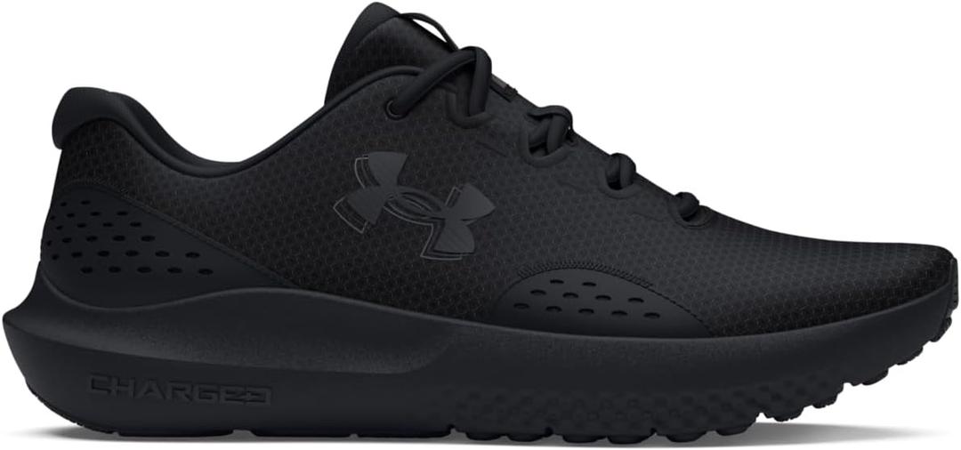 Under Armour Men's Charged Surge 4 Sneaker (11.5, (002) Black/Black/Black)