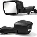 Side Mirror Assembly with Camera/Blind Spot for Ford Bronco 2020-2025, Power Adjustment/Heated/Puddle Light/Turn Signal, Left Driver Side, 11+1 Pins, N2DZ-17683, w/Temperature Sensor