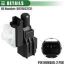 Motoforti Outside Ambient Air Temperature Sensor, for Scion XD 2008-2014, Plastic, No.8879022131, Black