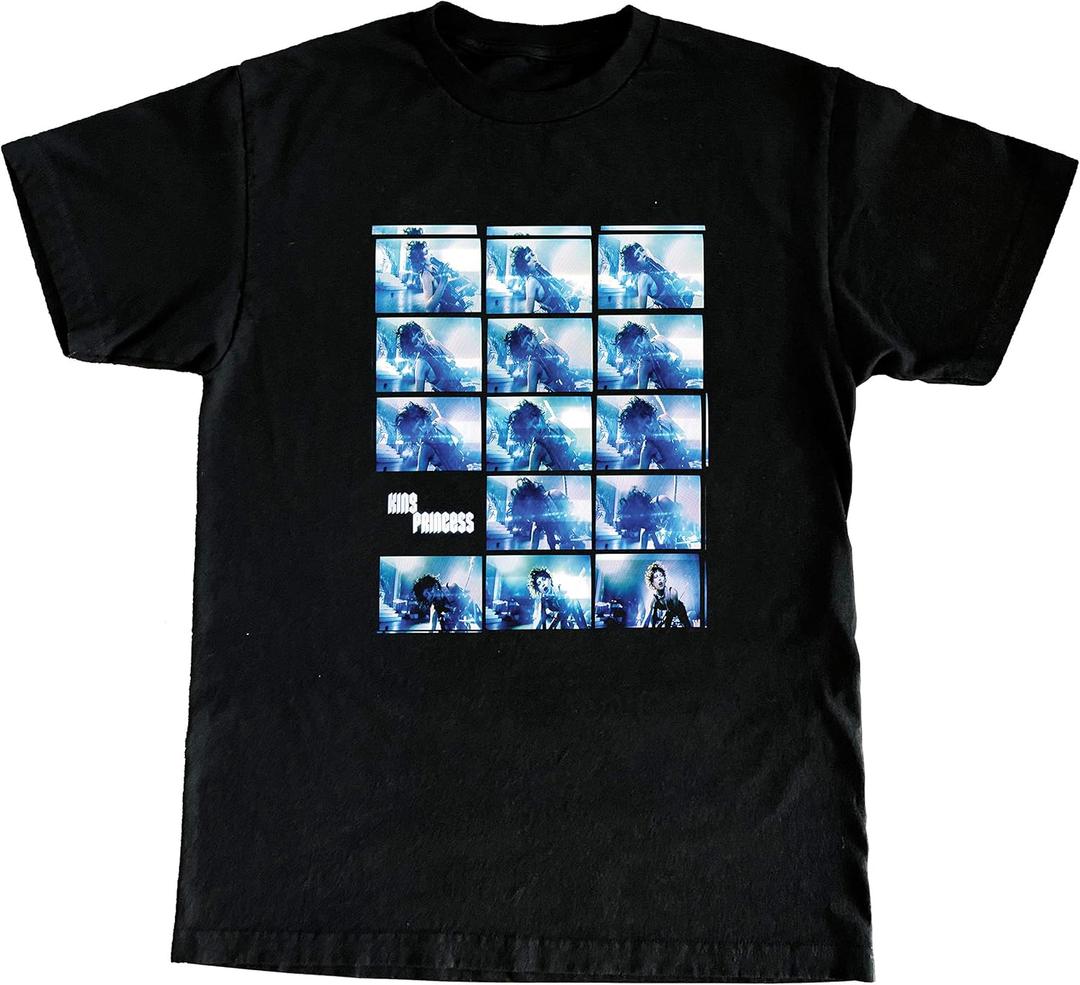 Unisex-Adult Standard Repeat Photo T-Shirt (XX-Large, Black)