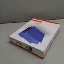 Staples File Folders, Letter Size, 1/3Cut Top Tabs, Blue, Durable 10.5Point Paper Stock, 100/Pack
