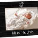 Bless This Child Picture Frames, Baptism Picture Frame, Tabletop Photo Frame For Christening Gifts for Godchild Boys Girls, Religious Gift From Godparents, Home Table Decorative Supplies-06
