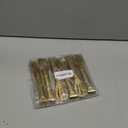 6 Pack Serving Tongs Kitchen Tong, 7 Inch Gold Buffet Tongs, Stainless Steel Food Tong Small Tong, Serving Tong for Buffet, Party, Salad, Appetizers