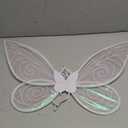quescu Light up Fairy Wings for Adults,LED Butterfly Wings for Girls Women,Halloween Costume Dress Up,Gifts for Kids