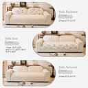 WEYOND Pet-Friendly Couch Covers for Sofa, Non-Slip Plush Couch Cover for 3 Cushion Couch Sofa, Washable Sofa Cover for Loveseat, 2 3 4 Seater (Seat Cover, 35.5" x 71", Light Grey)