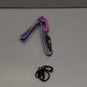 Flashseen LED Dog Collar, Light Up Dog Collar Light USB Rechargeable, Adjustable Comfortable Soft Mesh Safety Collar for Small, Medium, Large Dogs(Large, Purple)