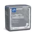Medline ContourPlus Bladder Control Pads, Maximum Absorbency, 6.5 x 13.5 Inches, Bag of 28 (Count of 28)
