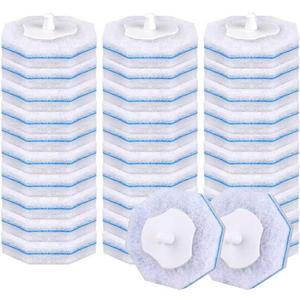 30 Count Disposable Toilet Brush Heads, Toilet Bowl Wand Refills for Clorox Toilet Cleaning, toilet scrubber refilldisposable toilet brush headrefillsToilet Cleaning Sponges Heads for Bathtub, Floor