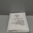 Ascoza 2pack 90x132 Inch Ivory Rectangular Tablecloth 8 Feet Table Cloth in Polyester Fabric for Wedding/Banquet/Restaurant/Parties