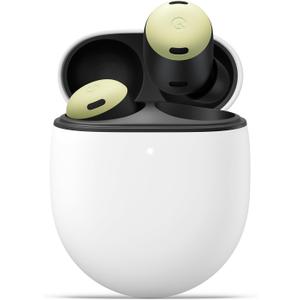 Google Pixel Buds Pro - Noise Canceling Earbuds - Up to 31 Hour Battery Life with Charging Case- Bluetooth Headphones - Compatible with Android - Lemongrass