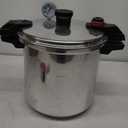 T-fal Pressure Cooker Aluminum Pressure Canner, 22 Quart, 3 PSI Settings, Cookware, Pots and Pans, Large Capacity, Cooling Racks, Recipe Booket, Canning Vegetables, Meats, Poultry, Seafood, Silver