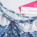 ReliBeauty Pioneer Girl Dress Colonial Prairie Costume Blue, 160