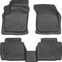 Husky Liners Weatherbeater Floor Mats | Fits 2013 - 2016 Ford Fusion & Lincoln MKZ | Front & 2nd Row, 3-pc Black - 99751