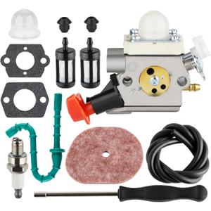 FS56RC Carburetor for Stihl FS 56 RC FS40 FS50 FS56 FS70 FS40C FS50C FS56C FS70C FC56 FC70 HT56 HT56C KN56 KM56 KM56C Trimmer Weed Eater C1M-S267A Carb Replaces 4144 120 0608