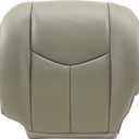 NLQR Pewter Gray 922 Driver & Passenger Side Bottom & Top Lean Back Replacement Seat Covers & Armrests Covers Compatible with Chevy Silverado Tahoe Suburban Avalanche GMC Sierra Yukon XL 2003-2006