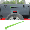 SQQP Rear Window Windshield Wiper Arm Blade Decoration Cover Trim for 20072018 Jeep Wrangler JK JKU(Green）