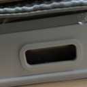 Enclosed Cat Litter Box with Lid Top Exit Covered Metal Stainless Steel Litter Box Leak Proof & Odorless Easy to Clean Including Cat Litter Scoop and Litter Mat (One Size, Gray)