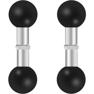 1" Double Ball Adapter Extension Bar Compatible with RAM Mounts B Size for Standard Double Socket Arms