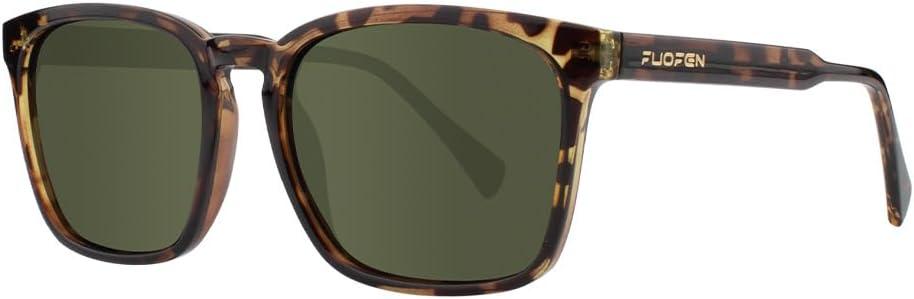 Unisex Modern Retro Style Square Polarized Sunglasses For Men Women Fashion Rectangular Shades 55mm