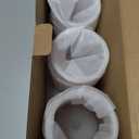 Eldnacele Christmas Flickering Flameless Candles with 6 Hour Timer, Red Christmas Tree Decal Battery Operated Real Wax LED Pillar Candles Home Tabletop Holiday Decor(3Pcs,3×4/5/6 Inches)