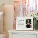 Coach Coaches Coaching Retirement Appreciation Thank You Gifts for Men Women, Coachs Definition Decor Picture Frames, Baseball Basketball Football Coachs Gift Picture Photo Frame for 4x6 Photos