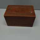 Handcrafted Rosewood Wooden Urn for Human Ashes Adult 200 Cubic Inch Capacity Engraved Border Funeral Urn for Ashes Memorial Keepsake Box