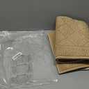 REFETONE Indoor Doormat, Front Back Door Mat 24"x36" Rubber Backing Non Slip Mats, Absorbent Washable Entrance Doormat for Entryway, Resist Dirt Low-Profile Inside Floor Mats for Muddy Shoes, Golden (Big Plaid Golden)