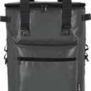 KOOZIE Olympus Insulated Cooler Backpack | Keeps Cold for 30 Hours | Large 36 Can Soft Sided Cooler Bag with Tough Tarpaulin Outer Shell for Hiking, Fishing, Camping, Picnic, Beach, Travel | Charcoal