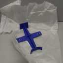 Universal Motorcycle Fork Guard Suspension Support Brace Transportation Tool Tie Down Seal Saver Protection Plastic For Dirt Bike Motocross Accessories, Blue