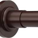 SUNALLY Shower Curtain Rod Adjustable 32-47 Inch, Spring Tension Shower Rods Stainless Steel Telescoping Curtain Rod for Bathroom, No Drilling, No Slip, No Rust, Bronze
