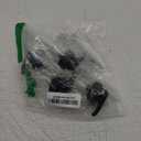 Gallon Pump Dispenser for Glass Jugs or Plastic Bottles - Compatible with Listerine Pump 1-1.5L Bottle Heavy-Duty Commercial Grade for Syrup, Soap, Condiments, Detergent - Pack of 6 Black Pumps