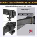 Anti Rattle Hitch Tightener 2 Inch, Trailer Hitch Anti Rattle Device, Heavy Duty Hitch Stabilizer for 2 Inch Hitches