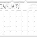 Guasslee Large 2027 wall calendar 12 month, Jan 2027-Dec 2027, 22"x17"