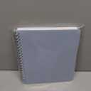 SUNEE Spiral Notebooks for Work with Removable Dividers & Tabs  College Ruled 5 Subject, 300 Pages, 3 Hole Punched, Durable PP Cover, 8"x10.5"  Notebooks for Office or School, Grey Blue