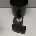 Cooler Kitchen Jumbo Extra Large Sturdy Rotating Black Utensil Holder Caddy with No-Tip Weighted Base, and Gripped Insert - Rust Proof and Dishwasher Safe Kitchen Utensils Holder