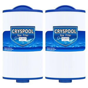 Cryspool® 06012 Filter Compatible with 6CH-402, PMA40L-F2M, X268543, Master Spas Twilight X268365, X26851, X268514, 40 Sq. Ft Spa Filter Cartridge, 2 Pack
