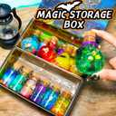 Magic Potions Craft Kit for Kids - Mix 20 Glow Witch Potion Bottles, Fairy Magic Potions Making Kit - Christmas Decorations Birthday Gifts for Girls Boys 6 7 8 9 10+ (Luminous)