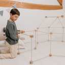 GROWGO Fort Building Kit for Kids 3-7 - Blanket Fort Building Kit Build a Fort Kit for Kids Fort for Kids Indoor Kids Fort Building Kit Kids Forts Indoor, Kids Fort Kit, Indoor Fort for Kids, Fort Set